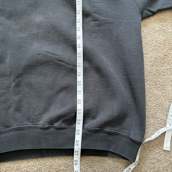 Vintage Polaris Snowmobile Racing Sweatshirt Graphic Print Black - Size XL - Picture 7 of 8